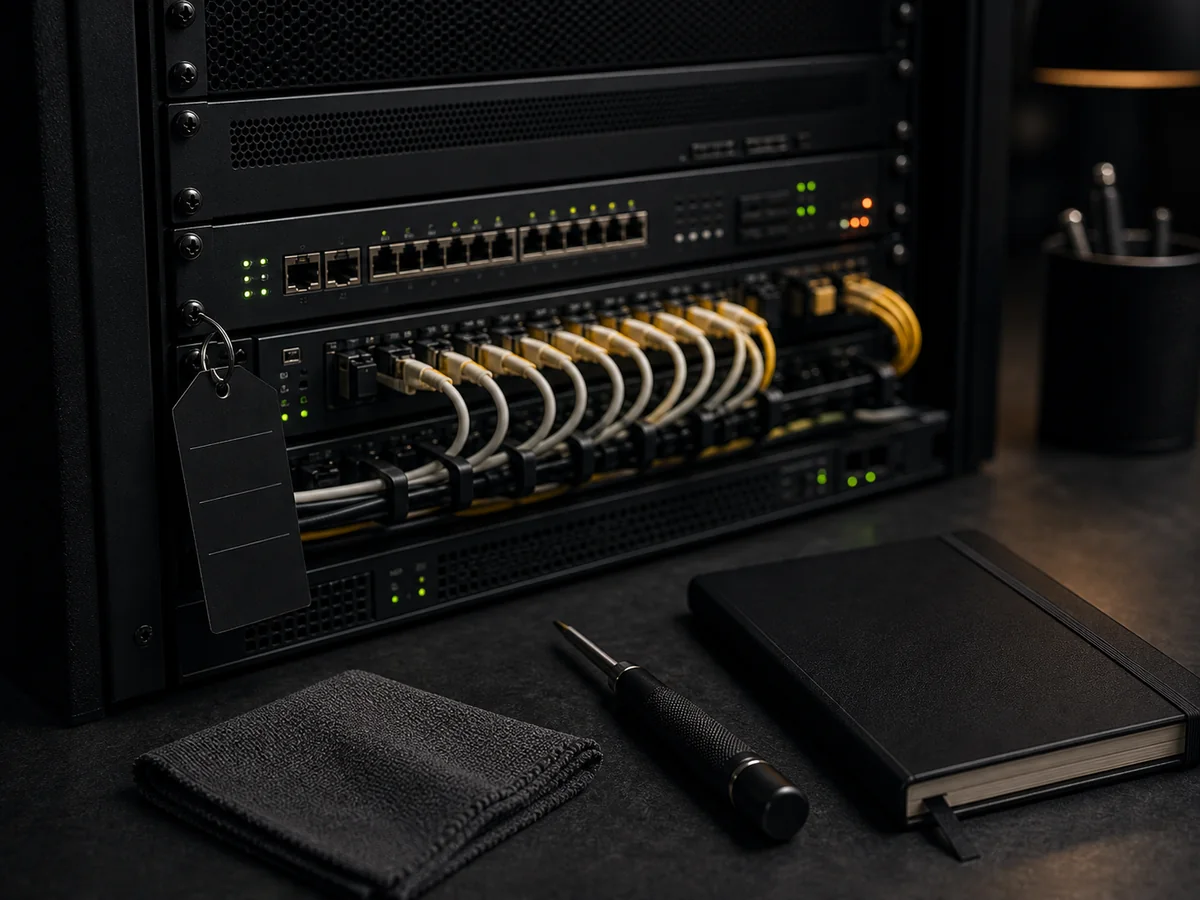 Hosting and website care monitoring workspace
